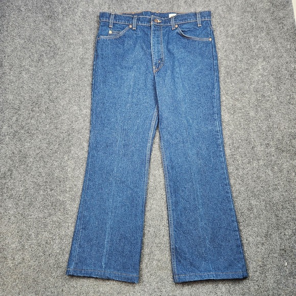 Levi's Other - Vintage Levis 517‎ Jeans Mens 36x31 Blue Denim Bootcut Made USA Orange Tab 90s